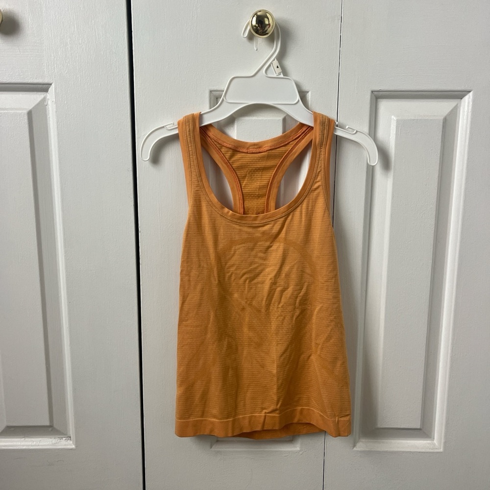 Orange Lululemon Tank Top